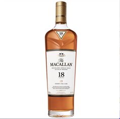 The Macallan Sherry Cask, 18 Years Old, Single Highland Malt Whisky, 43, 70cl - slikforvoksne.dk